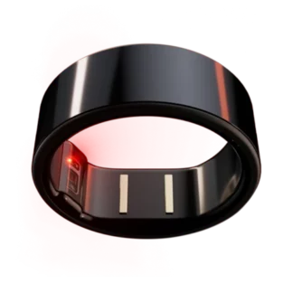 Circular bague connectee noir