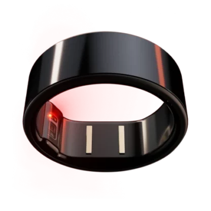 Circular bague connectee noir